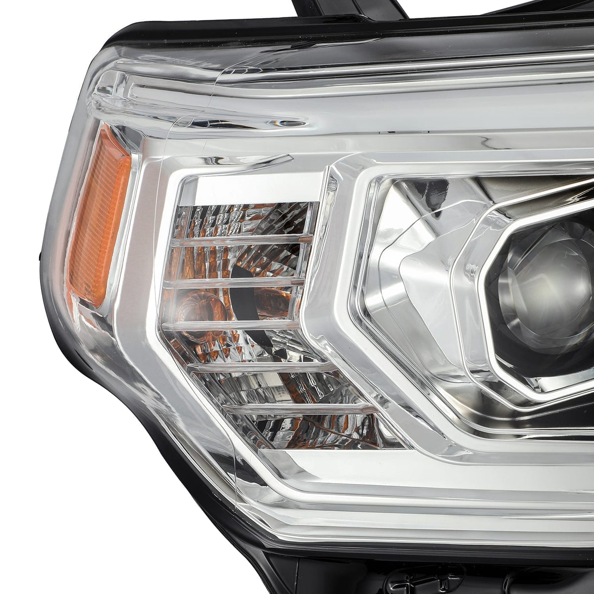 14-20 Toyota 4Runner PRO-Series Halogen Projector Headlights Chrome - view 3