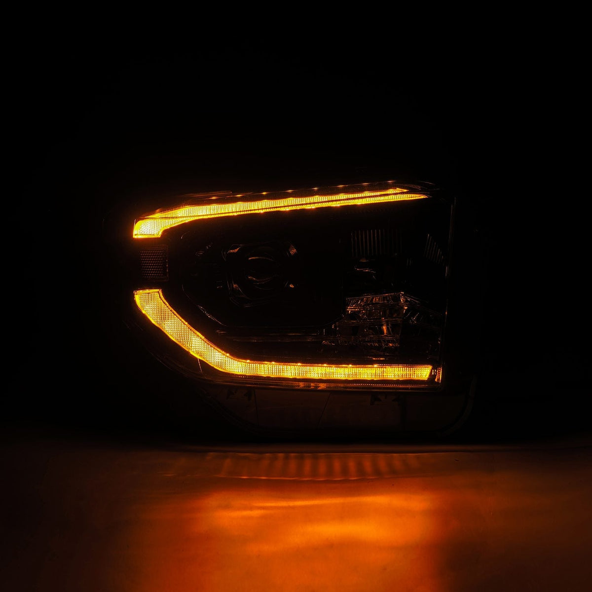 14-21 Toyota Tundra MK II LUXX-Series LED Projector Headlights Alpha-Black - view 3