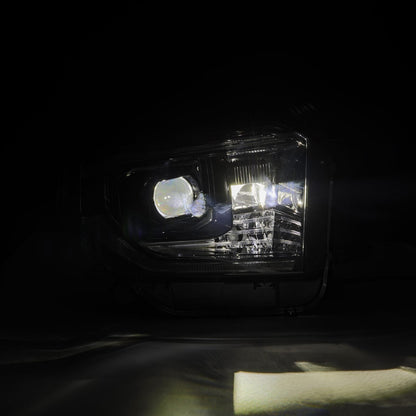 14-21 Toyota Tundra MK II LUXX-Series LED Projector Headlights Alpha-Black - view 5