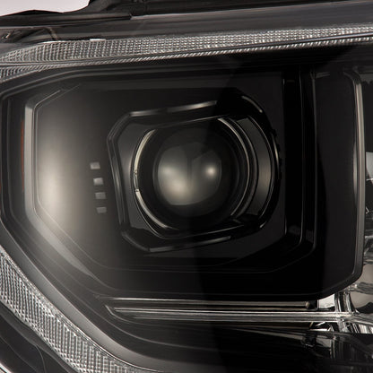 14-21 Toyota Tundra MK II LUXX-Series LED Projector Headlights Alpha-Black - view 9