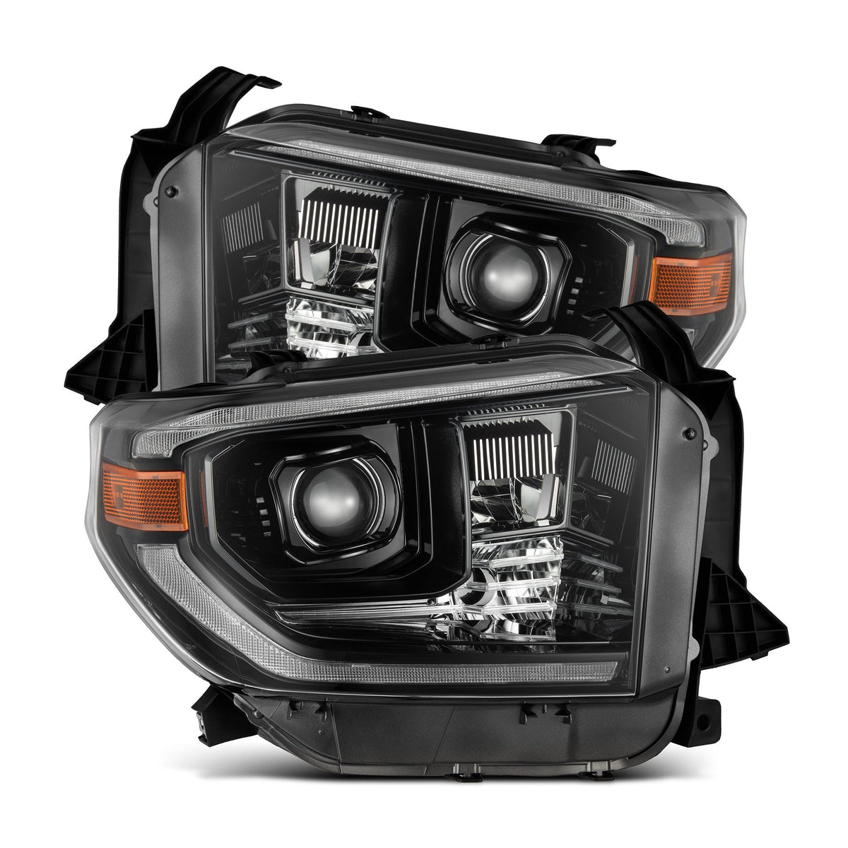14-21 Toyota Tundra MK II LUXX-Series LED Projector Headlights Alpha-Black - view 1