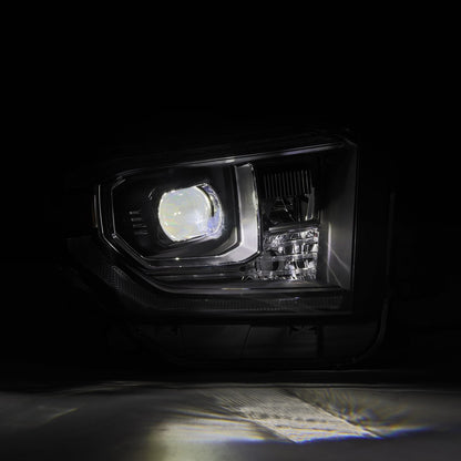 14-21 Toyota Tundra MK II LUXX-Series LED Projector Headlights Black - view 5