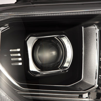 14-21 Toyota Tundra MK II LUXX-Series LED Projector Headlights Black - view 11