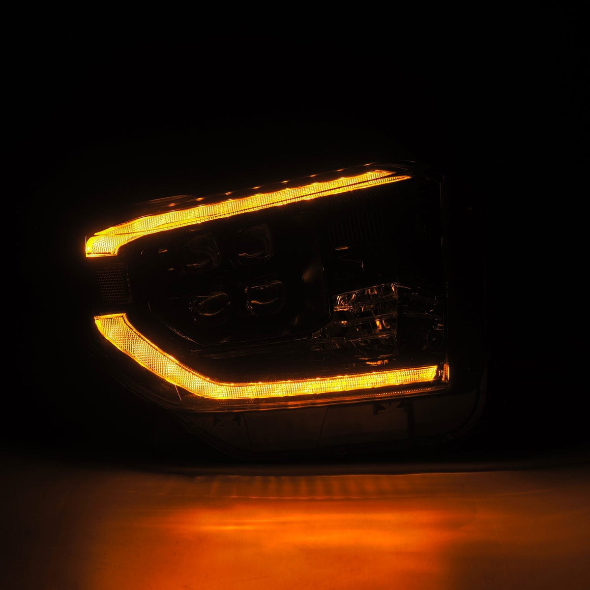 14-21 Toyota Tundra MK II NOVA-Series LED Projector Headlights Alpha-Black - view 3