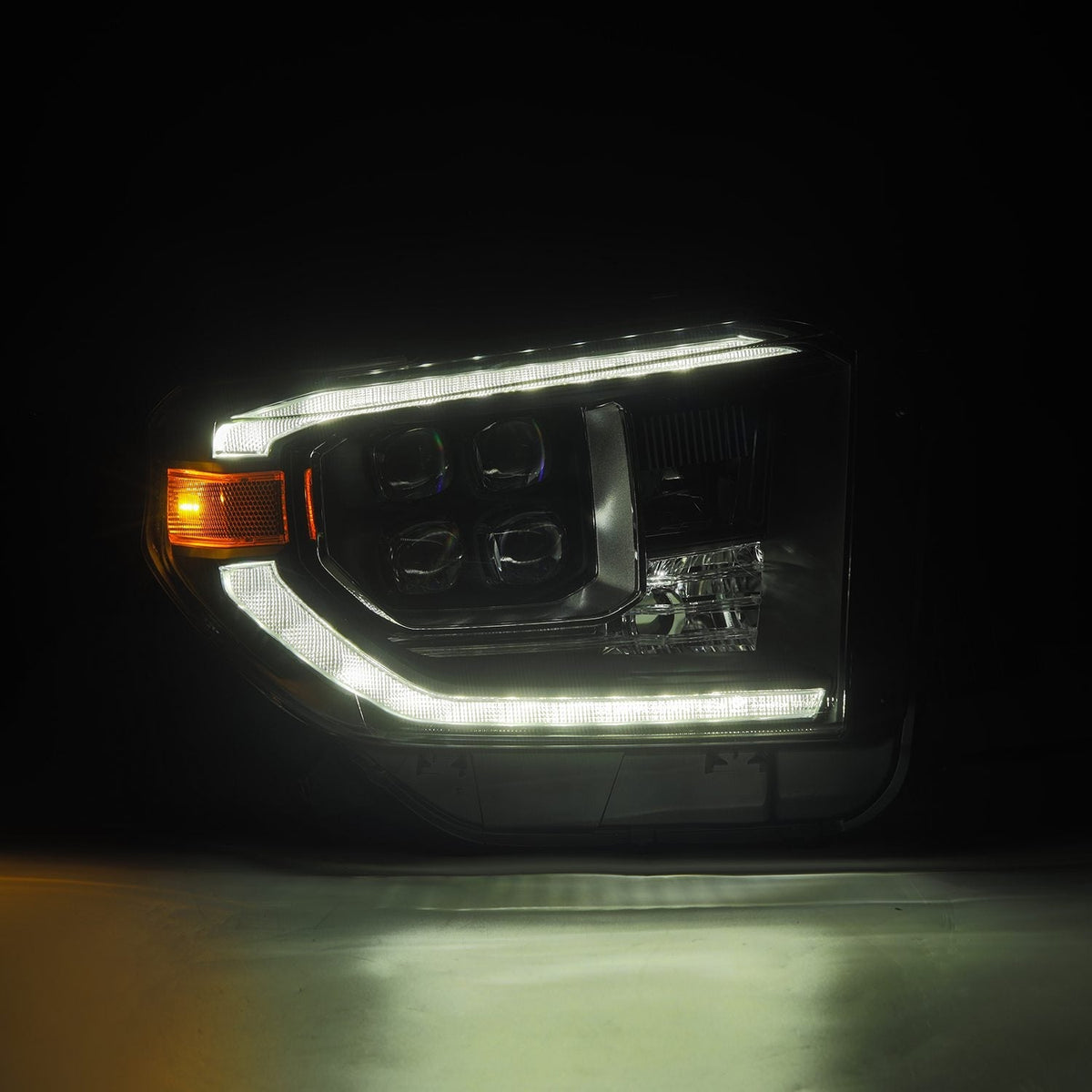 14-21 Toyota Tundra MK II NOVA-Series LED Projector Headlights Alpha-Black - view 2