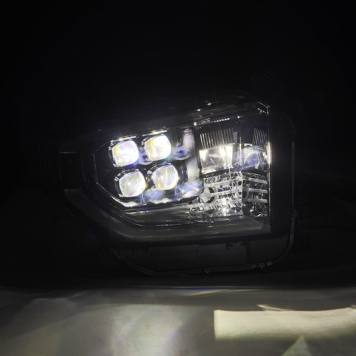 14-21 Toyota Tundra MK II NOVA-Series LED Projector Headlights Alpha-Black - view 4