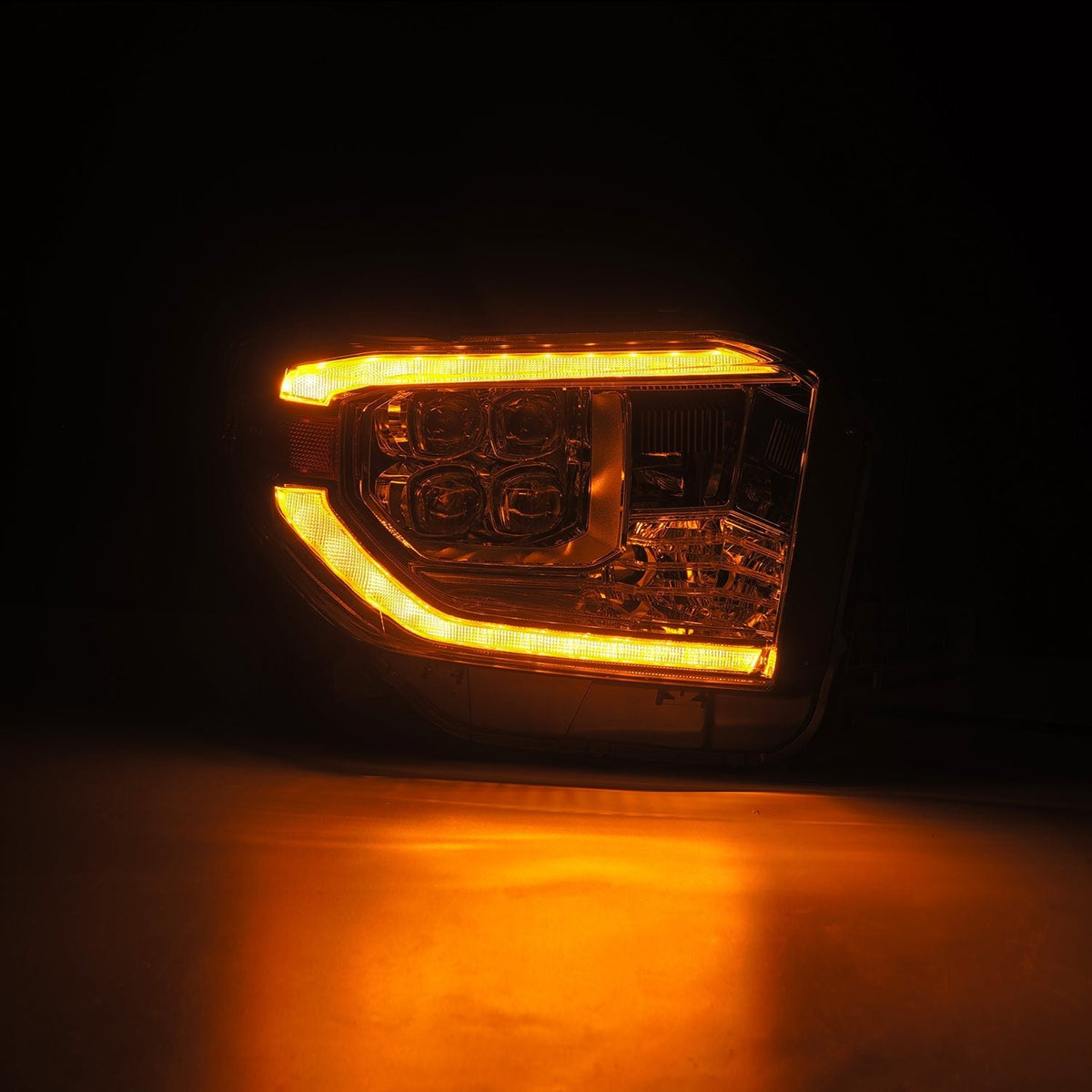 14-21 Toyota Tundra MK II NOVA-Series LED Projector Headlights Chrome - view 3