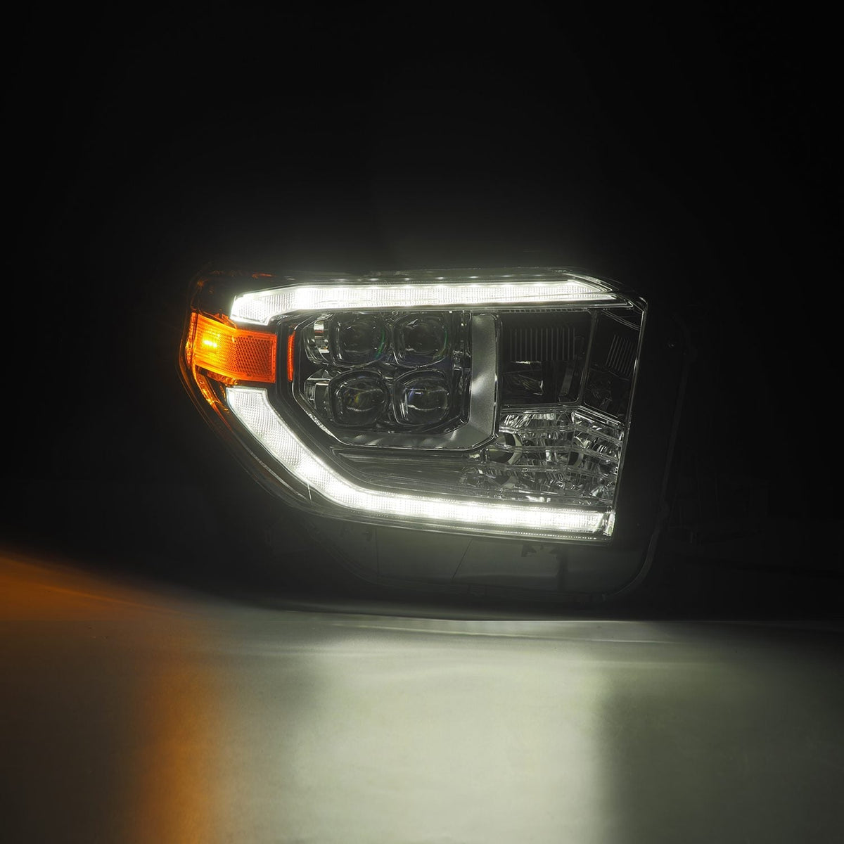 14-21 Toyota Tundra MK II NOVA-Series LED Projector Headlights Chrome - view 2