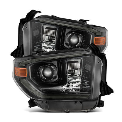 14-21 Toyota Tundra MK II PRO-Series Halogen Projector Headlights Alpha-Black - view 1