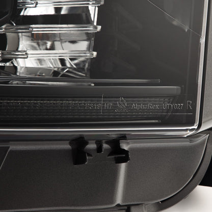 14-21 Toyota Tundra MK II PRO-Series Halogen Projector Headlights Alpha-Black - view 10