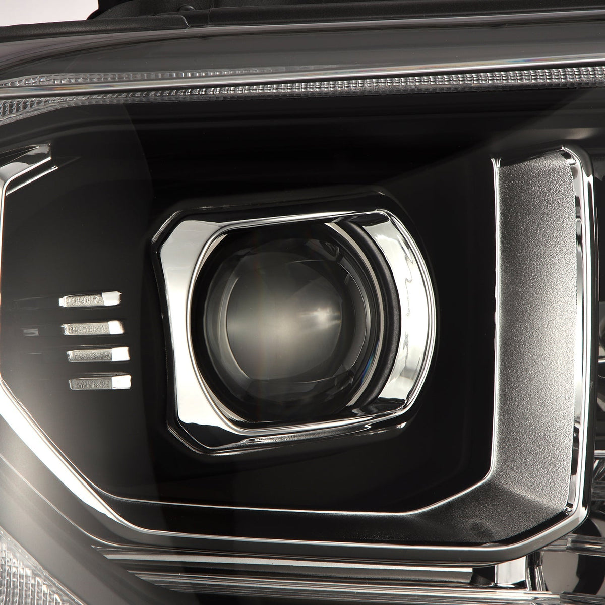 14-21 Toyota Tundra MK II PRO-Series Halogen Projector Headlights Black - view 9