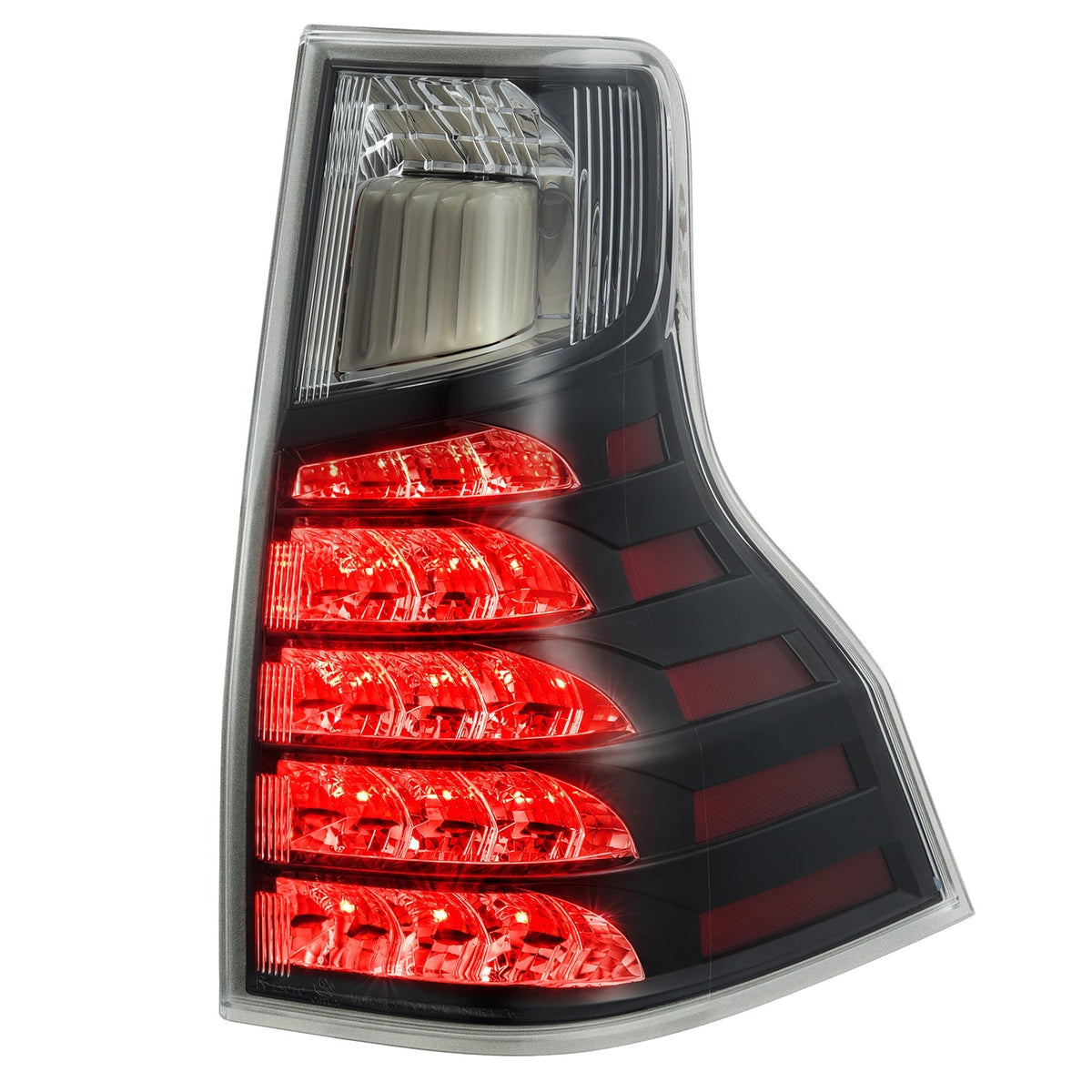 14-23 Lexus GX 460 PRO-Series LED Tail Lights Black Clear - view 3
