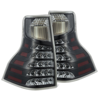 14-23 Lexus GX 460 PRO-Series LED Tail Lights Black Clear - view 1
