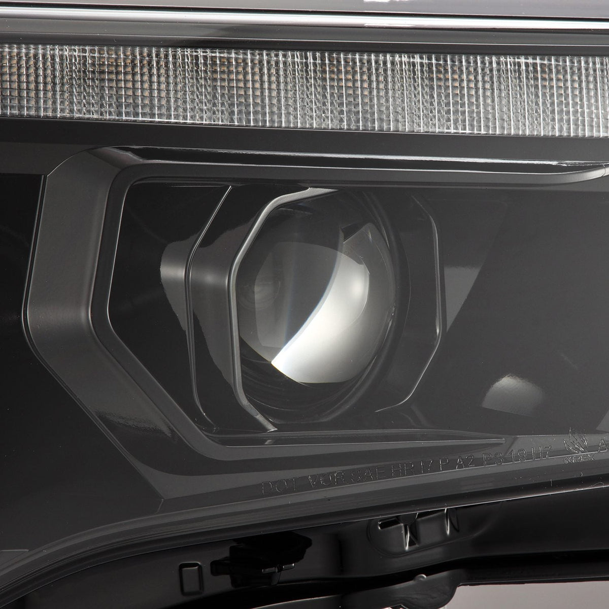 14-24 Toyota 4Runner MK II LUXX-Series LED Projector Headlights Alpha-Black - view 7