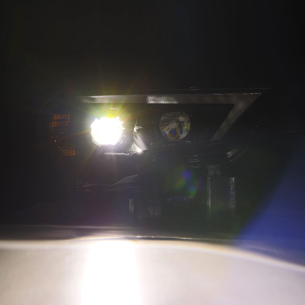 14-24 Toyota 4Runner MK II LUXX-Series LED Projector Headlights Alpha-Black - view 4