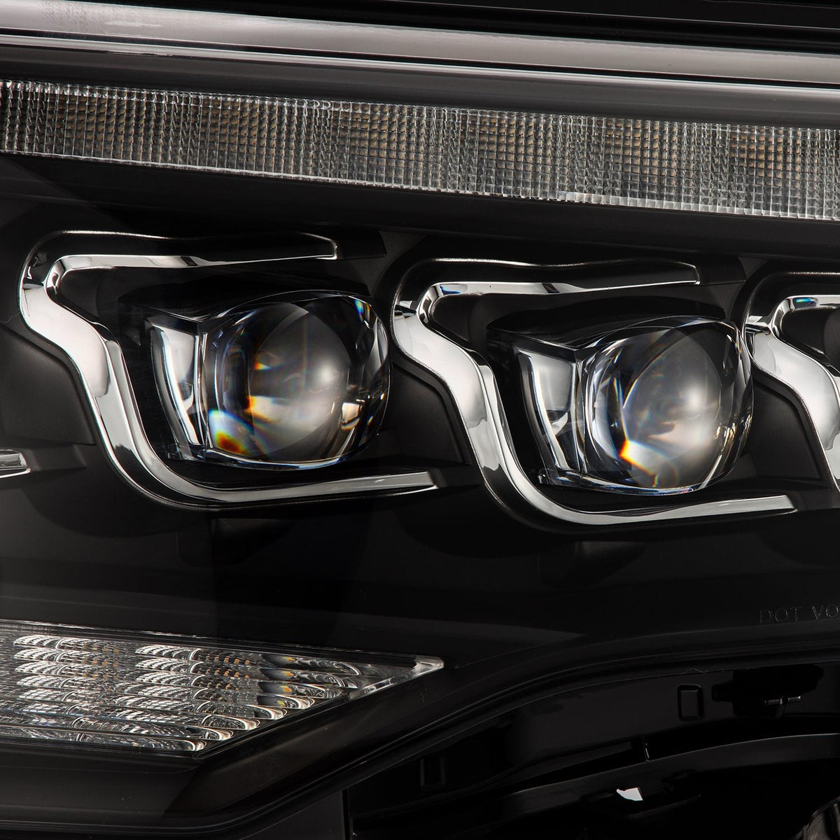 14-24 Toyota 4Runner MK II NOVA-Series LED Projector Headlights Black - view 12