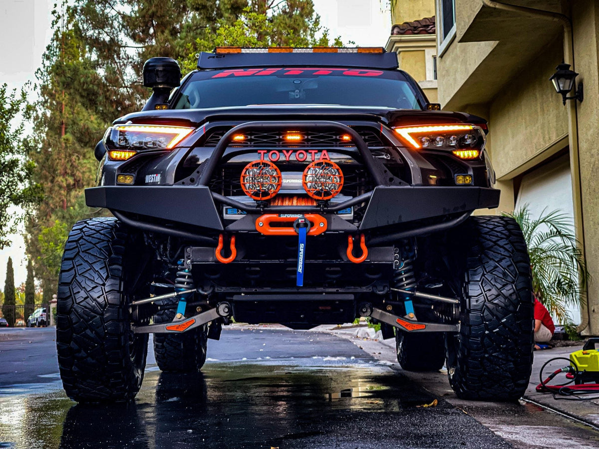 14-24 Toyota 4Runner MK II NOVA-Series LED Projector Headlights Black - view 2