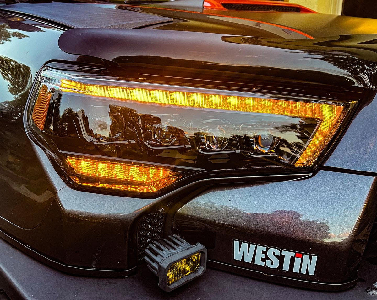 14-24 Toyota 4Runner MK II NOVA-Series LED Projector Headlights Black - view 3