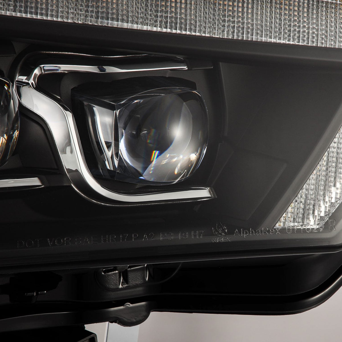 14-24 Toyota 4Runner MK II NOVA-Series LED Projector Headlights Black - view 13
