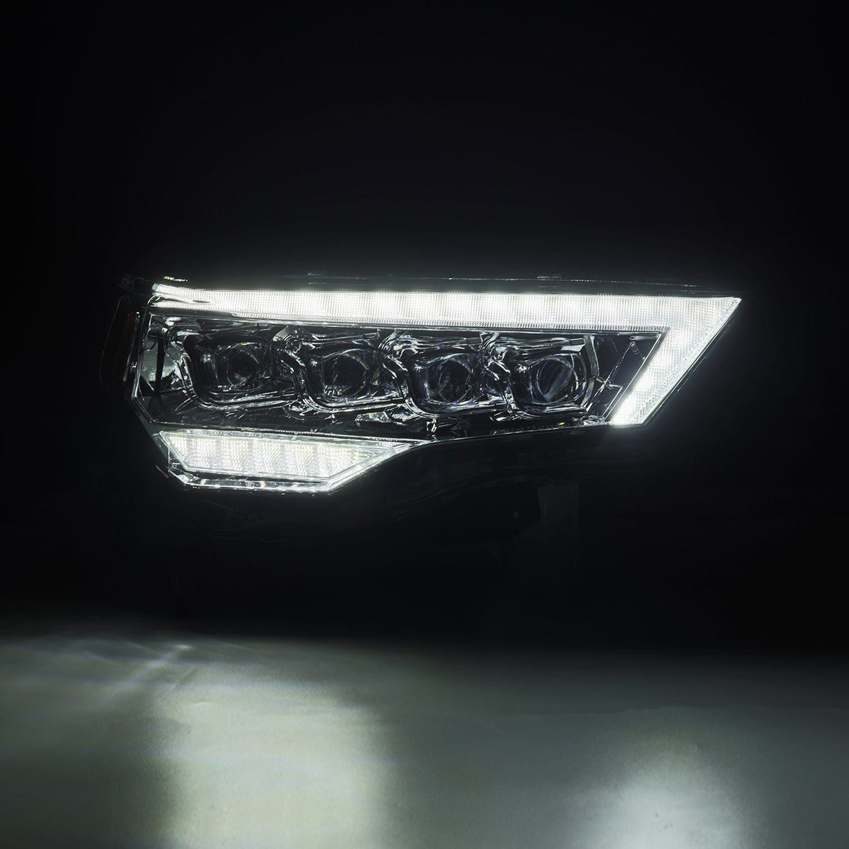 14-24 Toyota 4Runner MK II NOVA-Series LED Projector Headlights Chrome - view 2