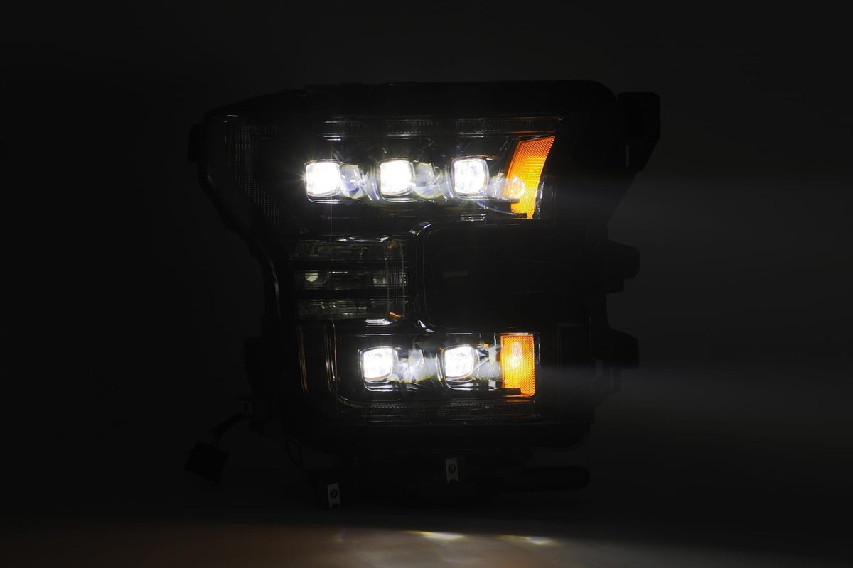 15-17 Ford F150 / 17-20 F150 Raptor NOVA-Series LED Projector Headlights Black - view 6