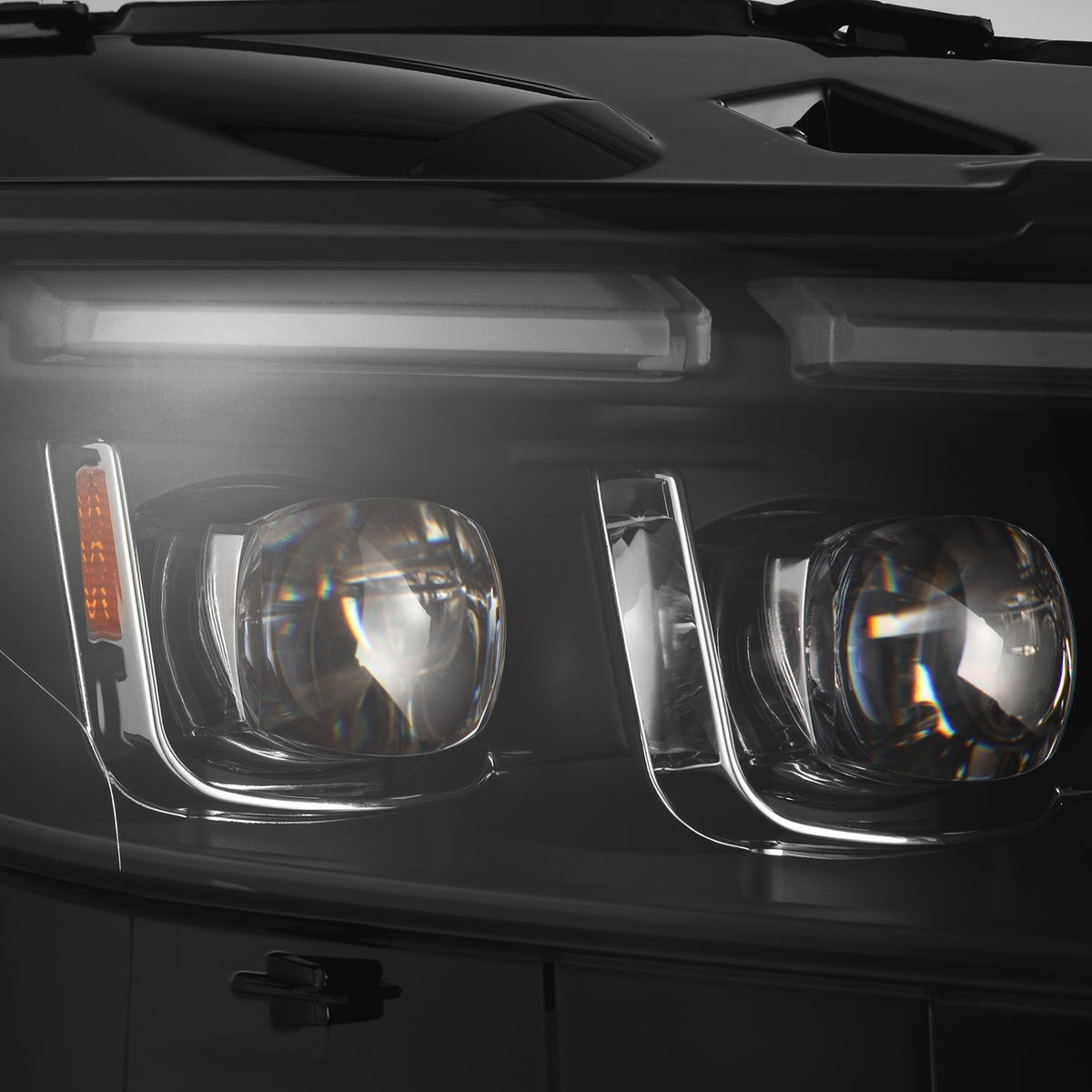 15-17 Ford Mustang/18-20 Mustang Shelby GT350/GT500 MK II NOVA-Series LED Projector Headlights Black - view 15