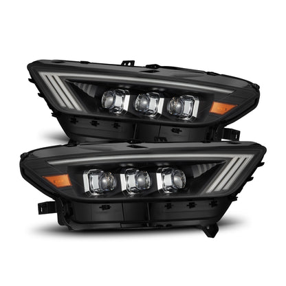 15-17 Ford Mustang/18-20 Mustang Shelby GT350/GT500 NOVA-Series LED Projector Headlights Black - view 1