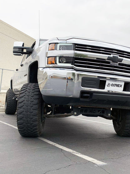 15-19 Chevrolet Silverado 2500HD/3500HD LUXX-Series LED Projector Headlights Black - view 4