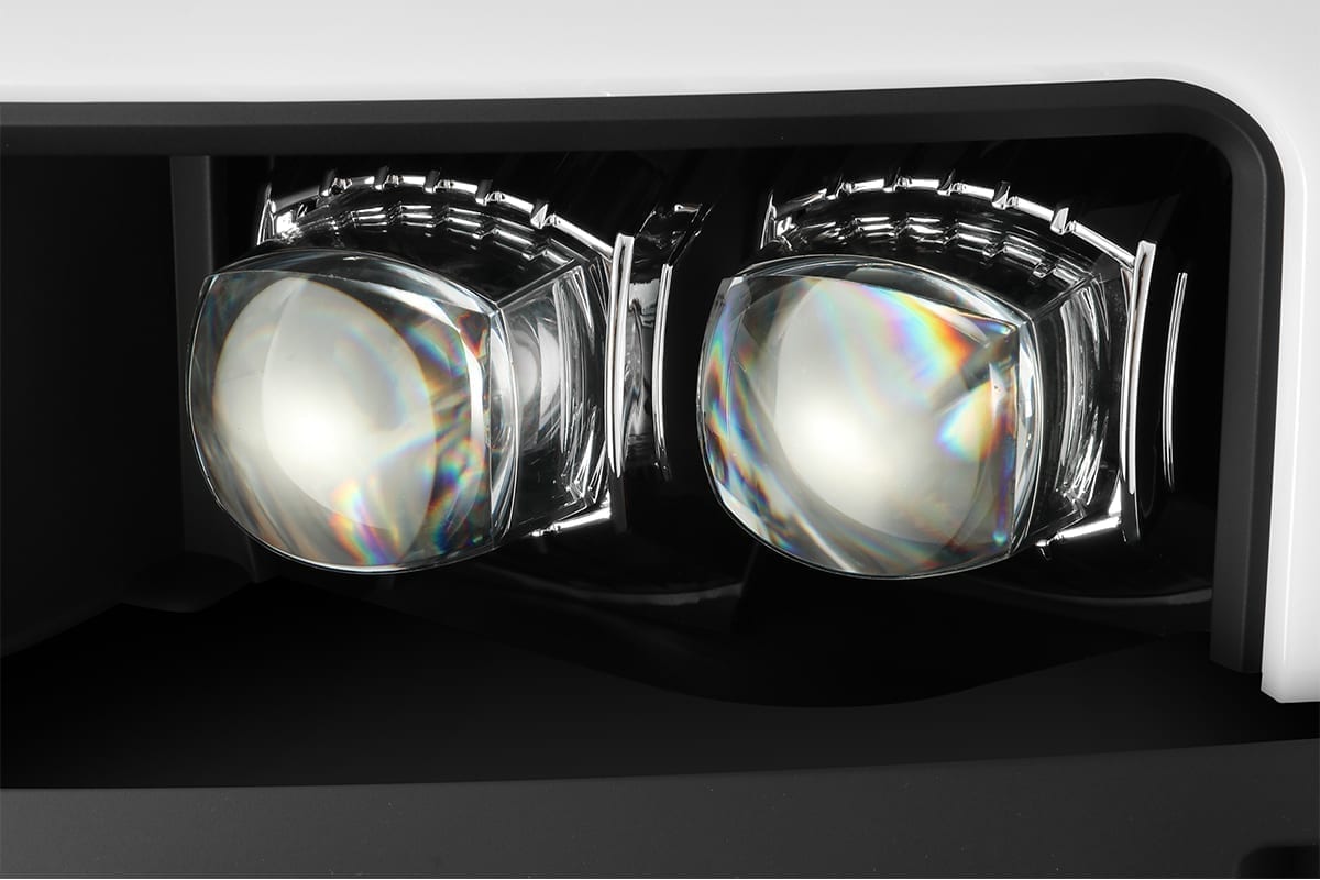 15-19 Chevrolet Silverado 2500HD/3500HD MK II NOVA-Series LED Projector Headlights Black - view 13