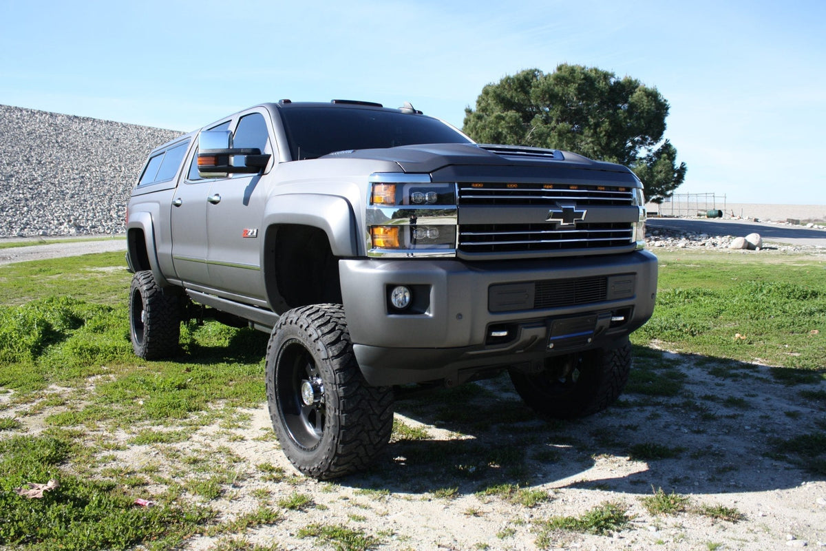15-19 Chevrolet Silverado 2500HD/3500HD MK II NOVA-Series LED Projector Headlights Chrome - view 3
