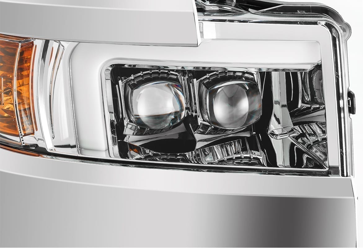15-19 Chevrolet Silverado 2500HD/3500HD MK II NOVA-Series LED Projector Headlights Chrome - view 11