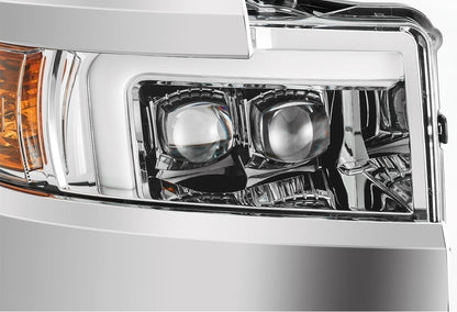 15-19 Chevrolet Silverado 2500HD/3500HD MK II NOVA-Series LED Projector Headlights Chrome - view 11