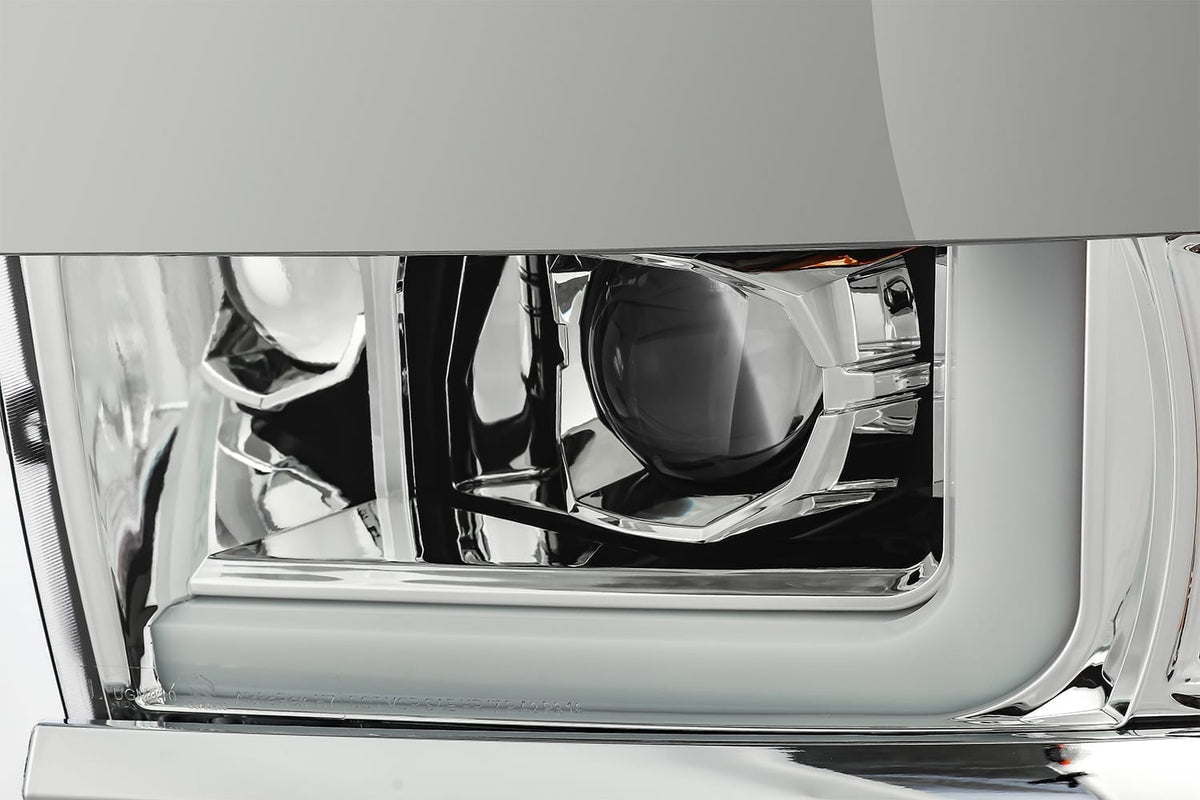 15-19 Chevrolet Silverado 2500HD/3500HD LUXX-Series LED Projector Headlights Chrome - view 7