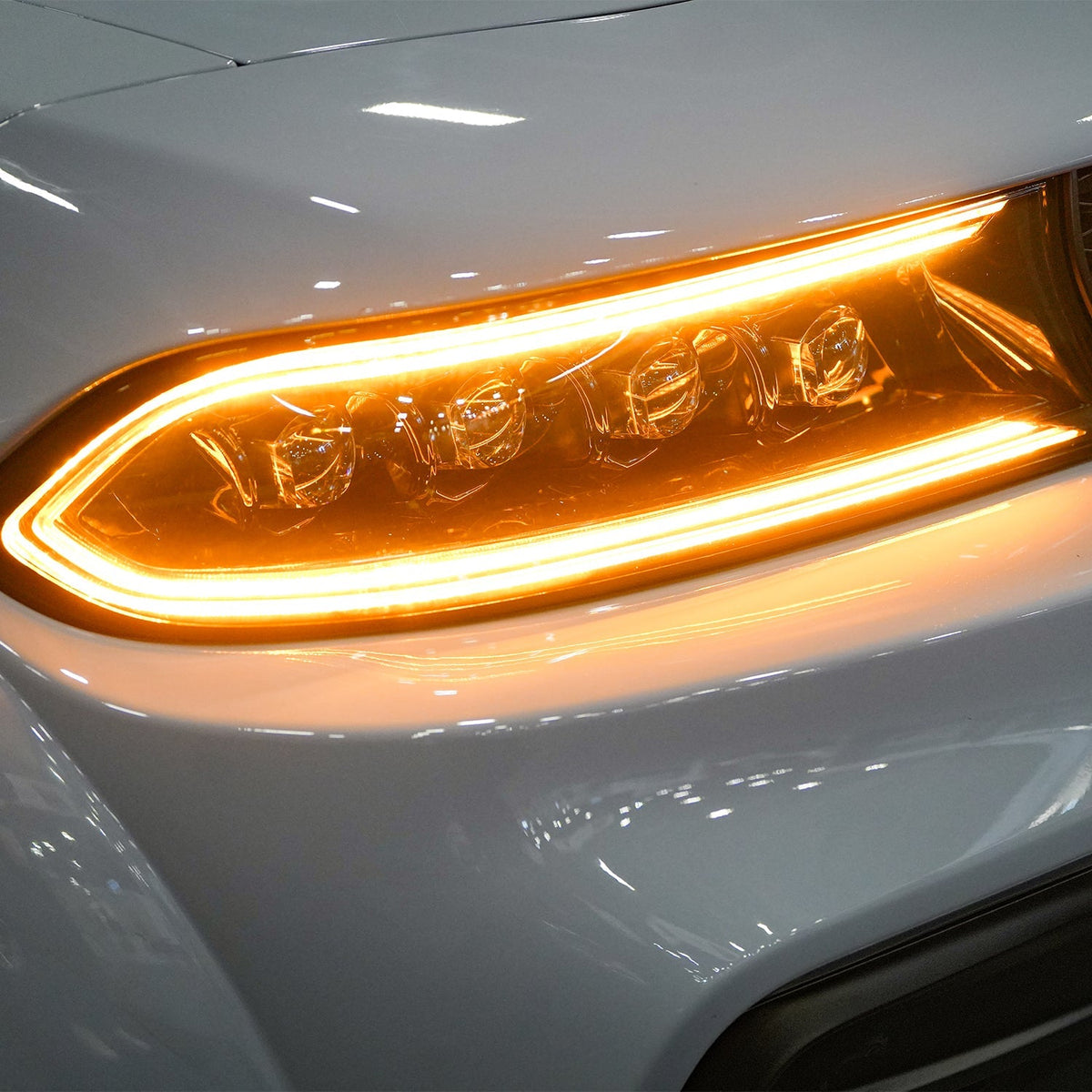 15-23 Dodge Charger NOVA-Series LED Projector Headlights Alpha-Black - view 4