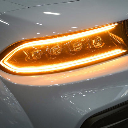 15-23 Dodge Charger NOVA-Series LED Projector Headlights Alpha-Black - view 4