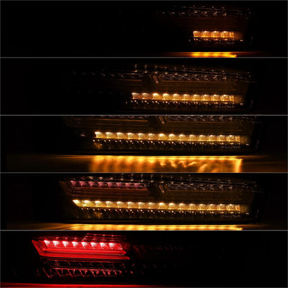 16-18 Chevrolet Camaro PRO-Series LED Tail Lights Jet Black - view 7