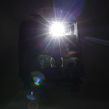16-18 Chevrolet Silverado 1500 LUXX-Series LED Projector Headlights Black - view 4