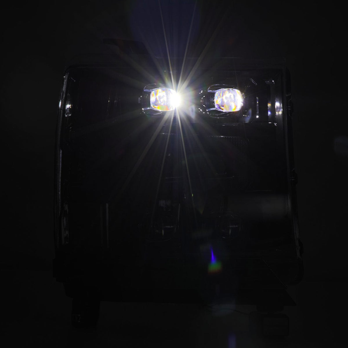 16-18 Chevrolet Silverado 1500 NOVA-Series LED Projector Headlights Alpha-Black - view 4
