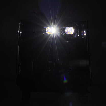 16-18 Chevrolet Silverado 1500 NOVA-Series LED Projector Headlights Alpha-Black - view 4