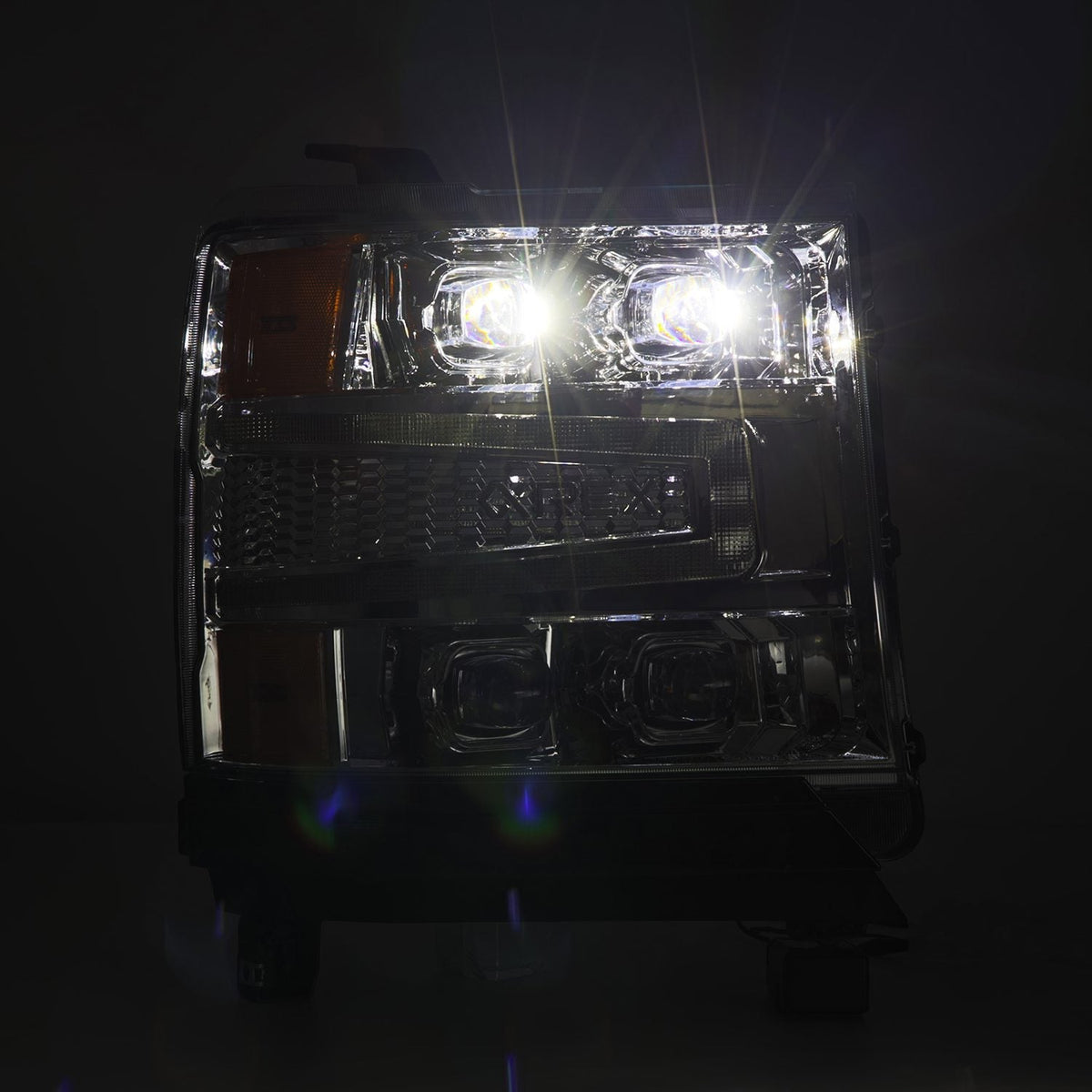 16-18 Chevrolet Silverado 1500 NOVA-Series LED Projector Headlights Chrome - view 5