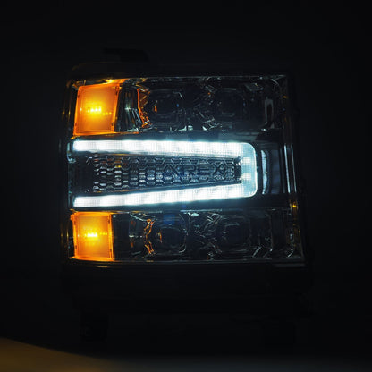 16-18 Chevrolet Silverado 1500 NOVA-Series LED Projector Headlights Chrome - view 6