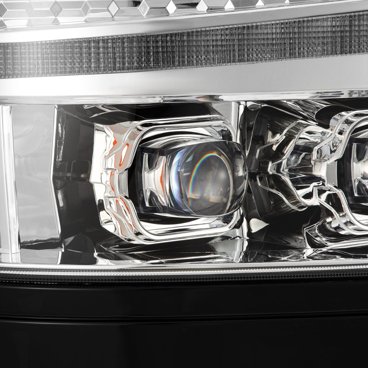 16-18 Chevrolet Silverado 1500 NOVA-Series LED Projector Headlights Chrome - view 9