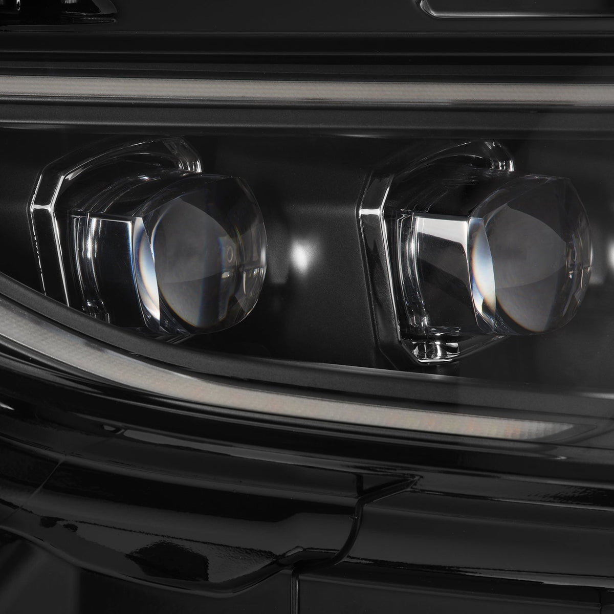 16-21 Honda Civic NOVA-Series LED Projector Headlights Black - view 10