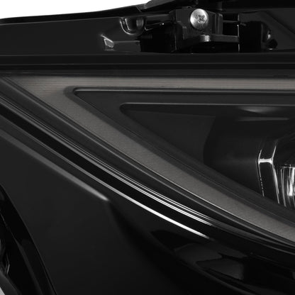 16-21 Honda Civic NOVA-Series LED Projector Headlights Black - view 8