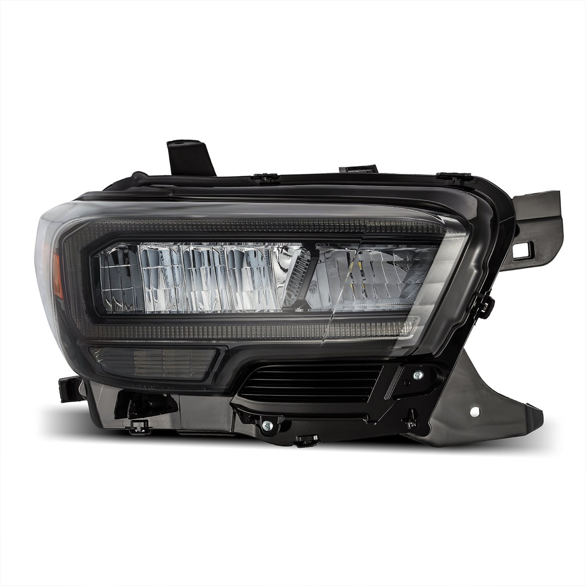 16-23 Toyota Tacoma LUXX-Series LED Crystal Headlights Alpha-Black - view 6