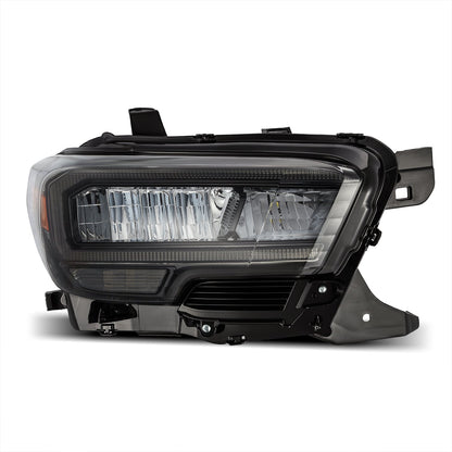 16-23 Toyota Tacoma LUXX-Series LED Crystal Headlights Alpha-Black - view 6