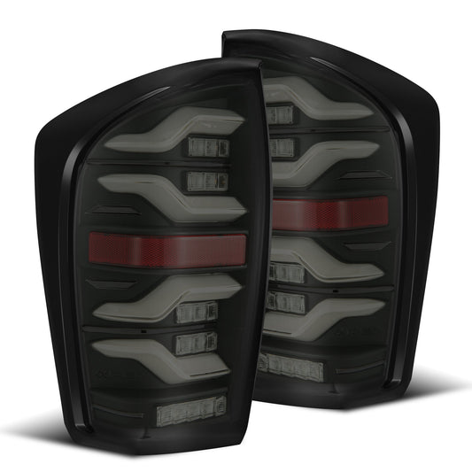 16-23 Toyota Tacoma LUXX-Series LED Tail Lights Black Smoke - view 1
