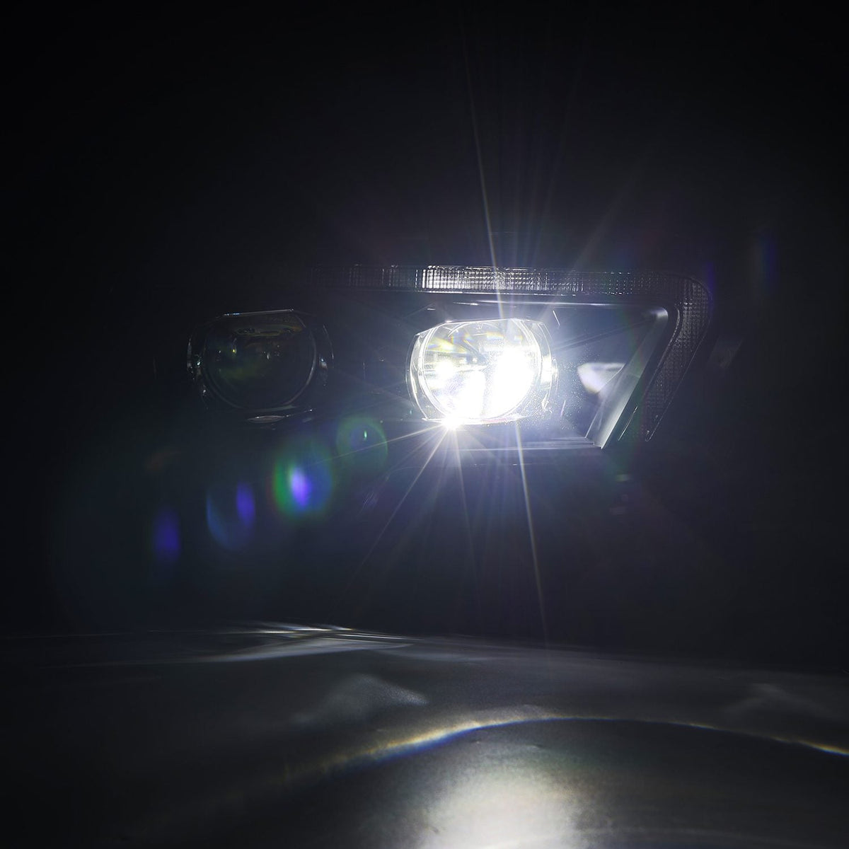 16-23 Toyota Tacoma MK II LUXX-Series LED Projector Headlights Alpha-Black - view 3