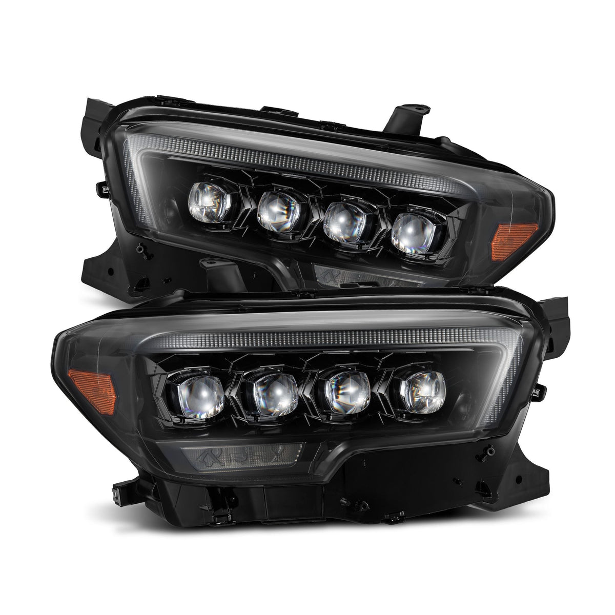 16-23 Toyota Tacoma MK II NOVA-Series LED Projector Headlights Alpha-Black - view 1