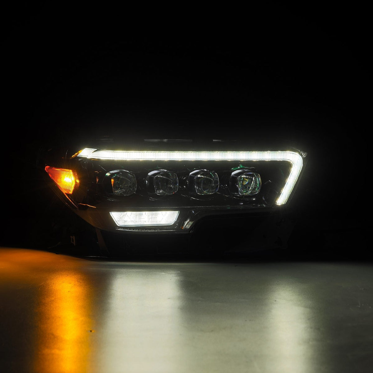 16-23 Toyota Tacoma MK II NOVA-Series LED Projector Headlights Alpha-Black - view 4